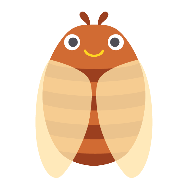 無料イラスト画像 50 セミ イラスト かわいい