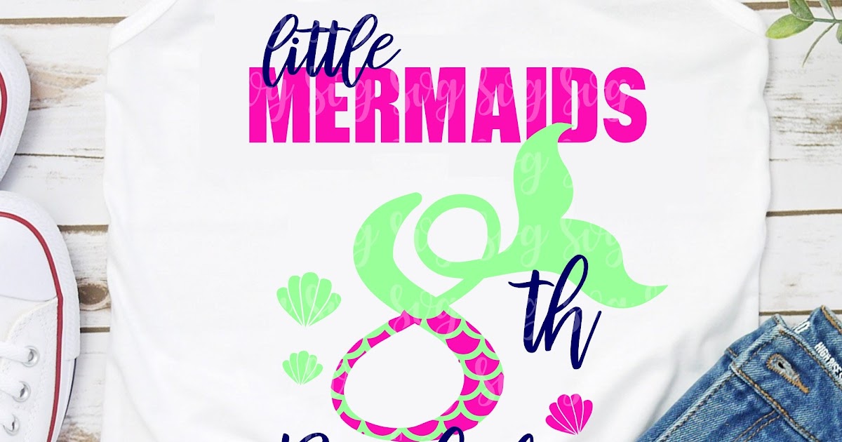 Download Mermaid 1St Birthday Svg Free : Free Birthday Shark Svg ...