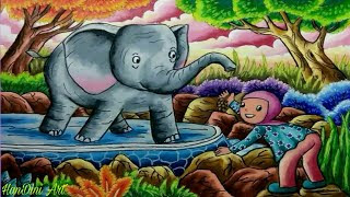 Mewarnai Gajah : Menggambar Dan Mewarnai Gajah Untuk Anak Anak Mewarnai