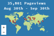 Locations of visitors to this page