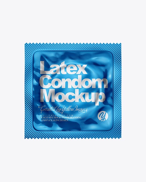 Download Metallic Square Condom Packaging Packaging Mockups