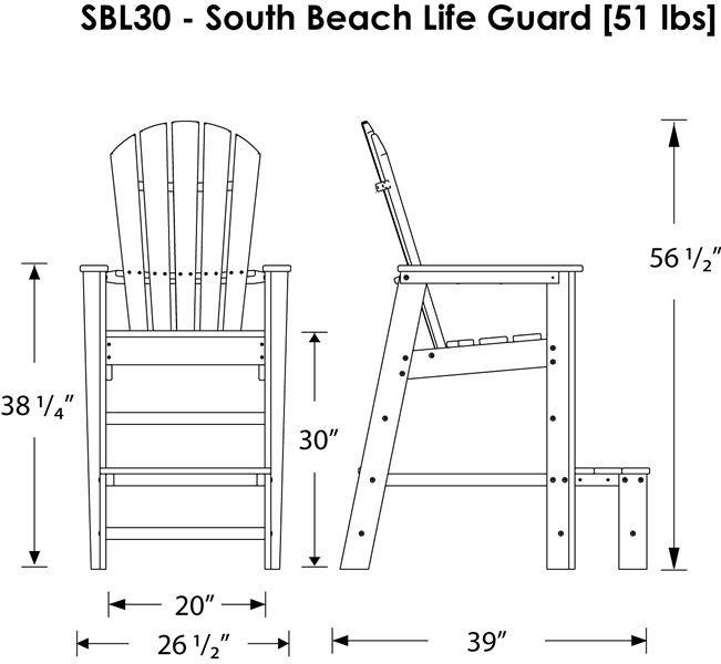 Free Tall Adirondack Chair Plans & Templates - Christopher 