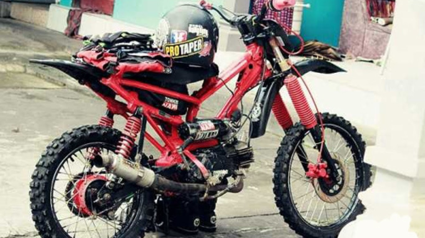 86 Modifikasi Motor Yamaha Crypton Jadi Trail Terbaru Kucur Motor