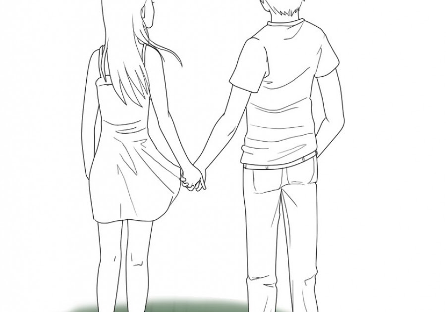 29 Drawing Of A Girl And A Boy Holding Hands Top Inspiration