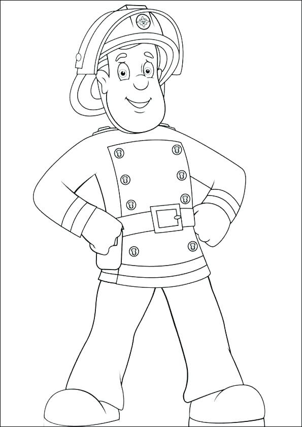 Inspirational brandweer kleurplaatnl kleurplaten inside for. Fireman Sam Coloring Pages At Getdrawings Free Download