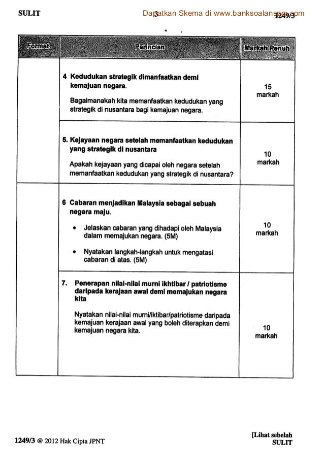 Contoh Muka Depan Soalan Bm Pt3 - Soalan bv