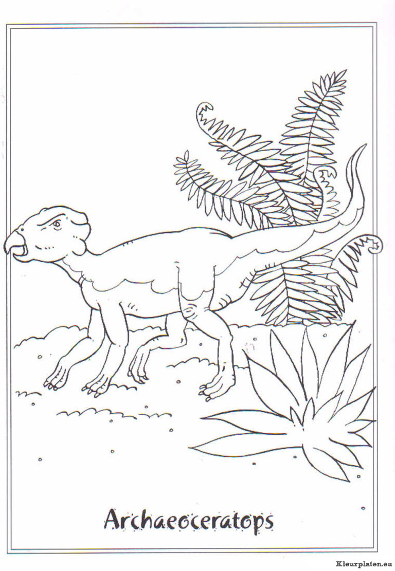 Geweldige Dinosaurussen Kleurplaten Downloaden Gratis ...