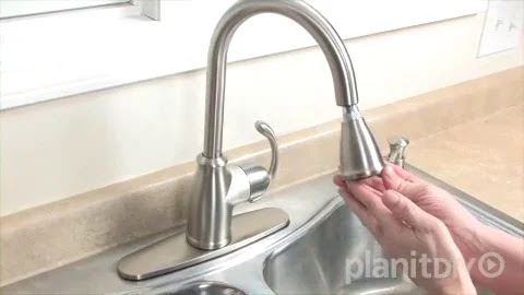 Kitchen faucet sprayer hard to pull out or put back in? How To Replace A Kitchen Faucet Planitdiy