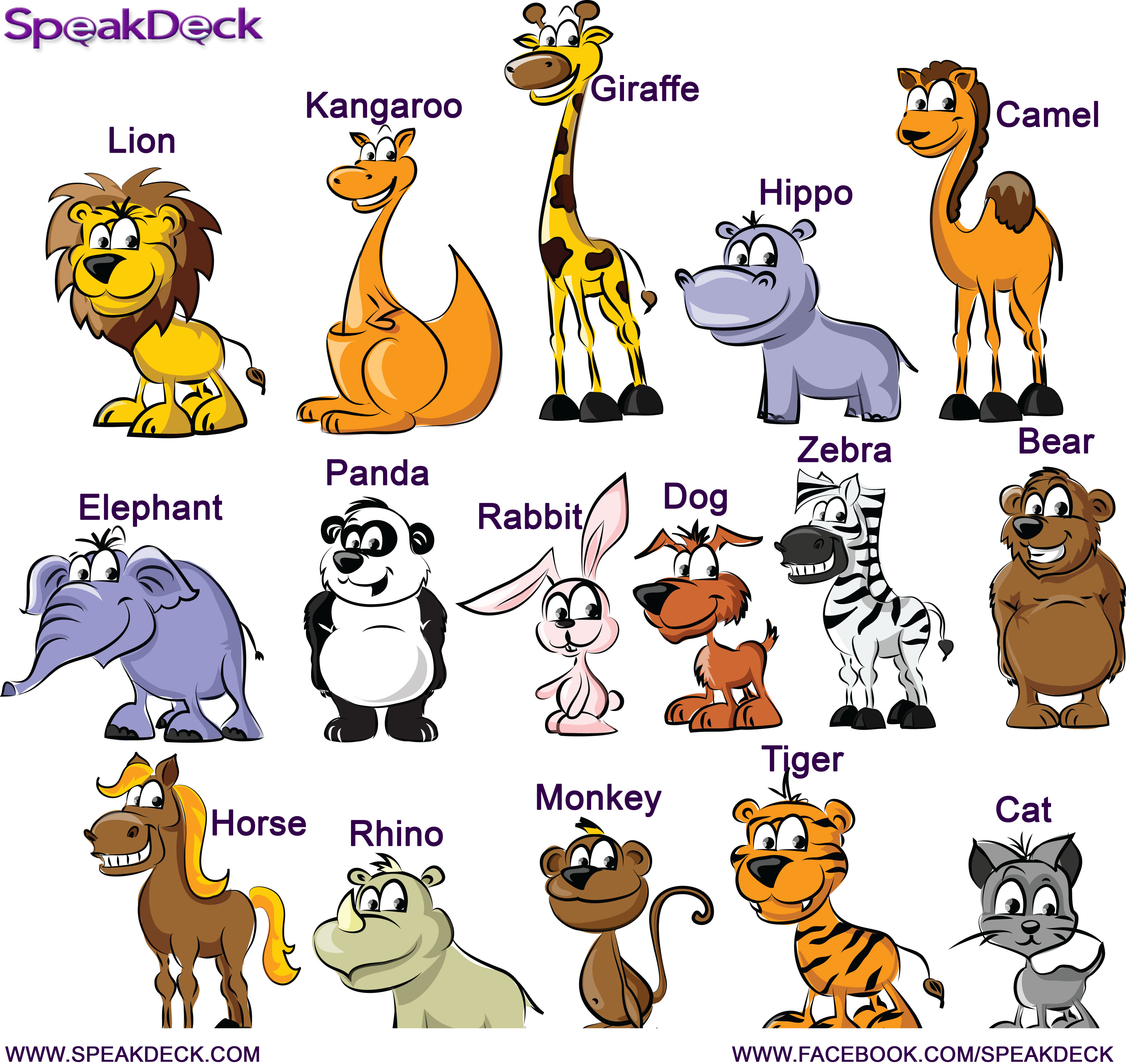 animal names that start with u