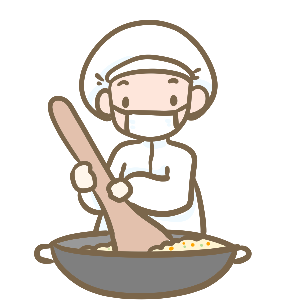 最高の無料イラスト 綺麗なかわいい 給食 の おばちゃん イラスト
