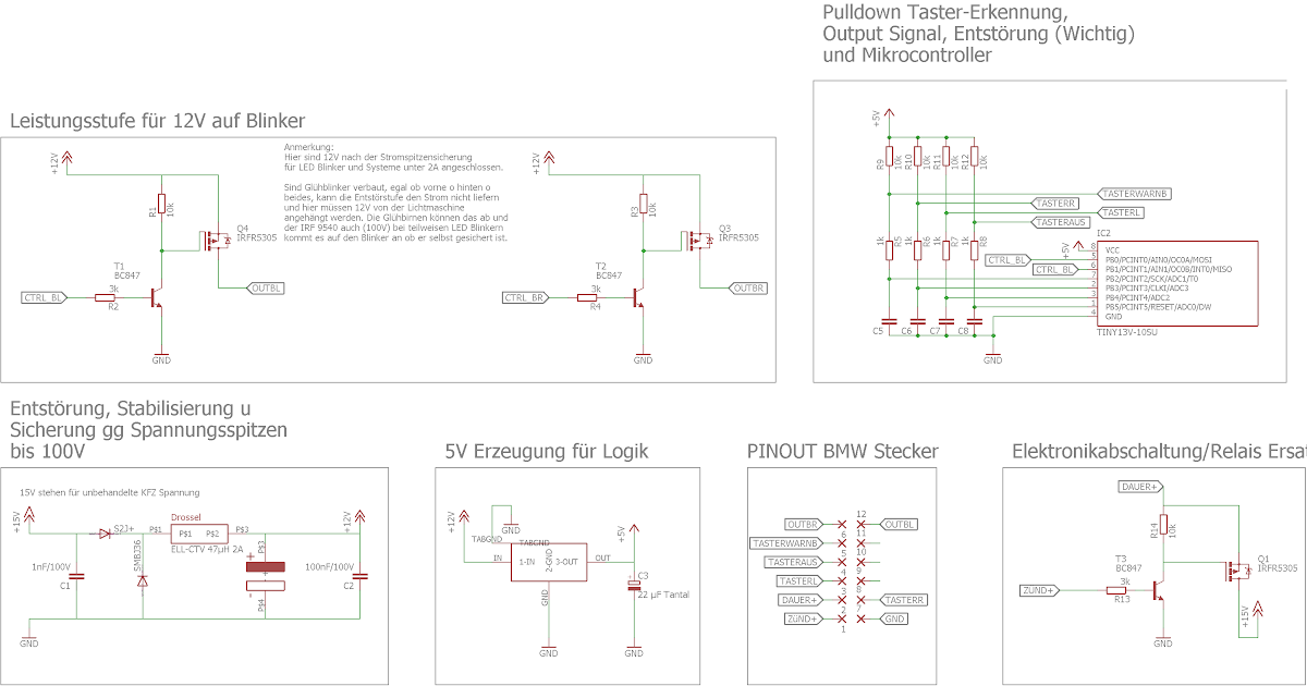 Schaltplan Blinkerrelais - Blinkrelais Schaltplan Auto ...
