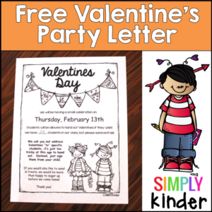 Freebielicious: Editable Valentine's Day Party Letter