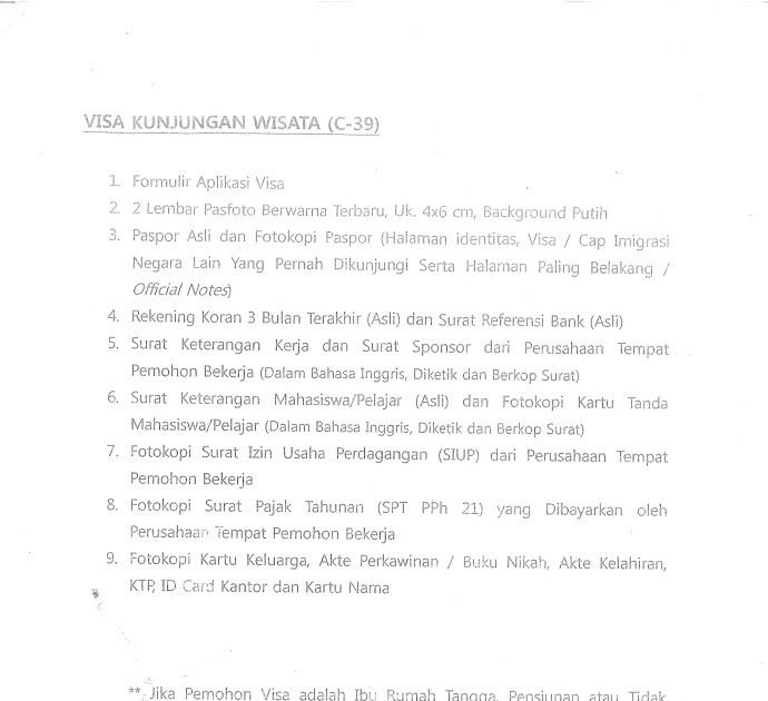 Contoh Surat Kuasa Perpanjangan Visa - Gamis Murni