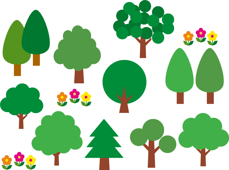 木 イラスト 素材 人気のイラスト画像