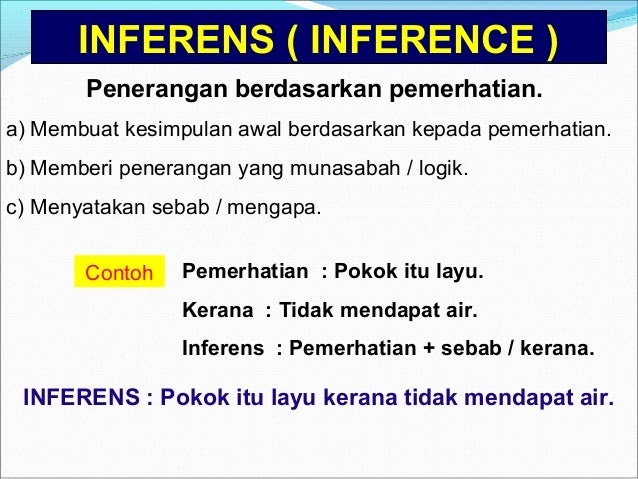 Contoh Soalan Inferens Sains Upsr - Selangor u