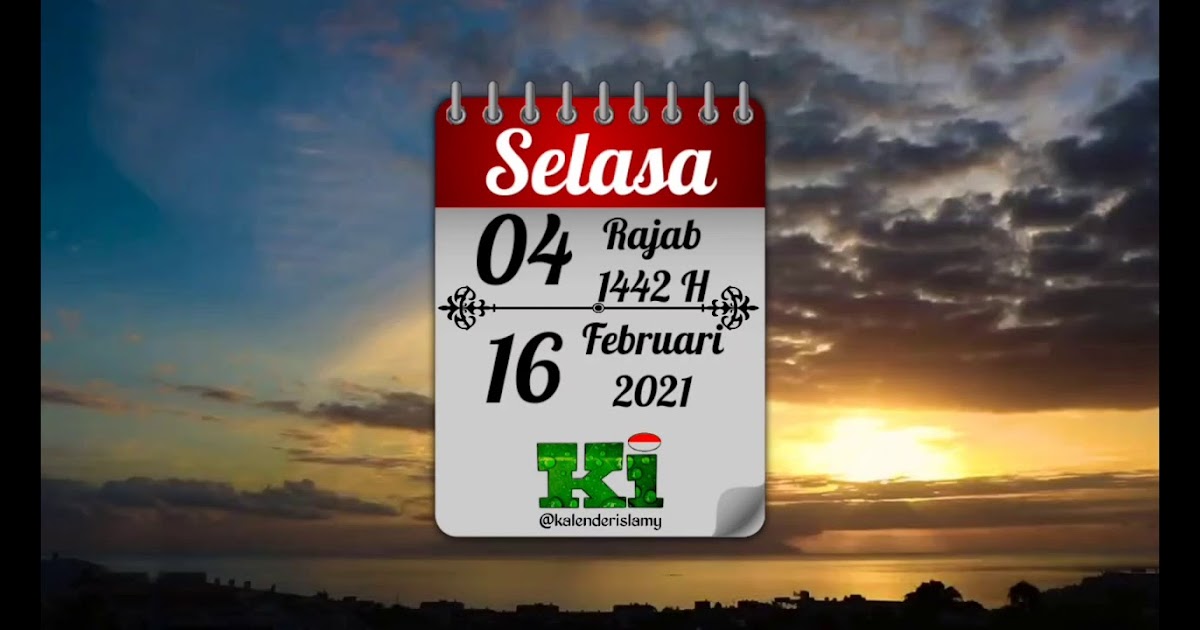 Hurup Bergerak Selamat Datang Bulan Rajab 1442 H - Kata ...
