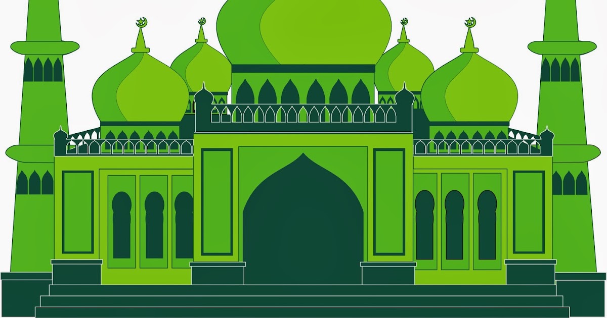  Gambar  Masjid Kubah Emas  Kartun  Masjid Madinah 