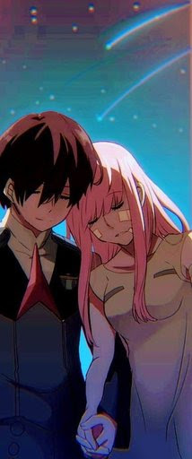 The great collection of zero two wallpaper for desktop, laptop and mobiles. Wallpapers With Zero Two And Hiro Wiki Darling In The Franxx Official Amino