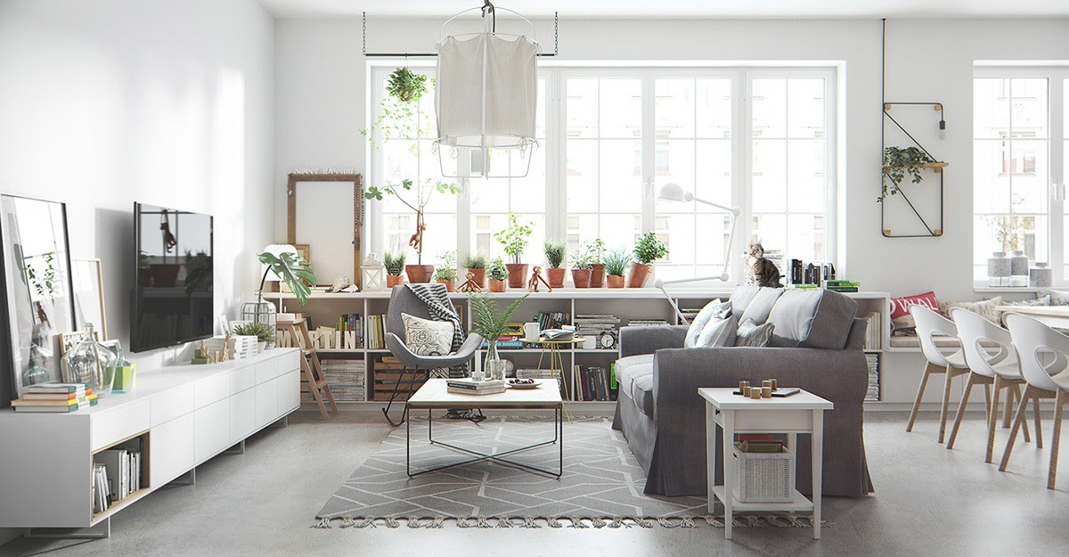 Scandi style features the minimalist principle less is more. it's better to spruce up your nordic dwelling with elegant accessories. Bright And Cheerful 5 Beautiful Scandinavian Inspired Interiors
