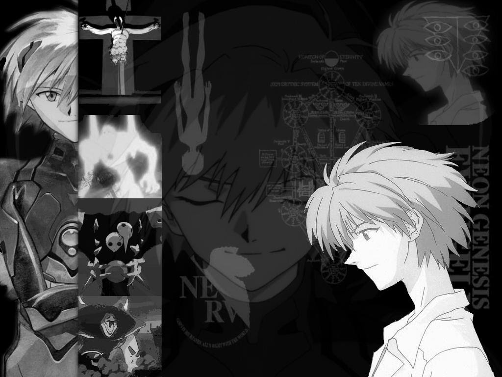 モノクロ エヴァ 壁紙 Allis
