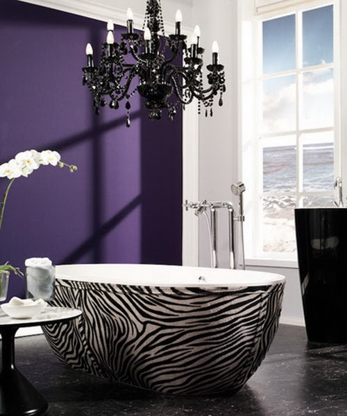 Native Home Garden Design Zebra Print Bathroom Ideas