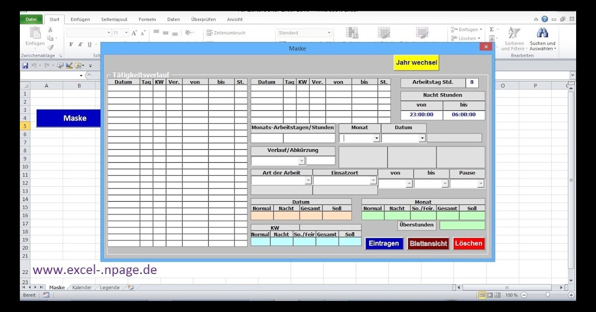 Ausbildungsplaner Excel Kostenlos / Tolle 30 Beste ...