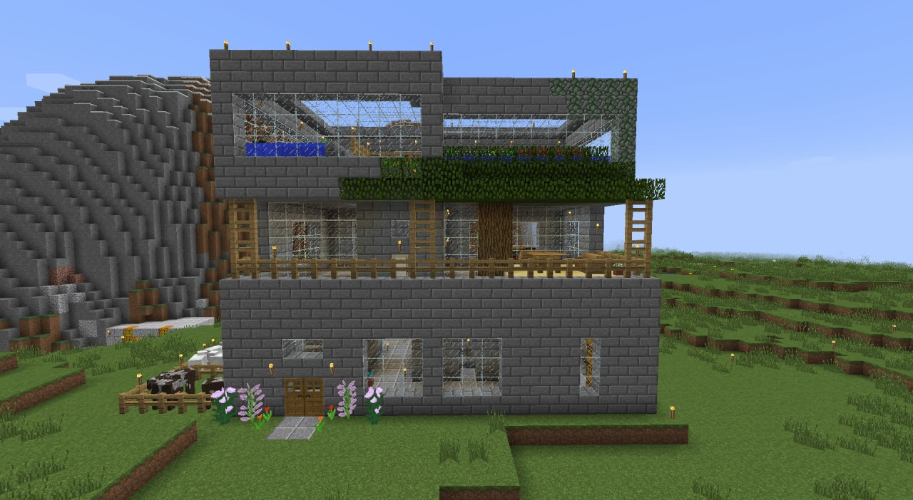 レンガ おしゃれ マイクラ 家 Hōmuaidea