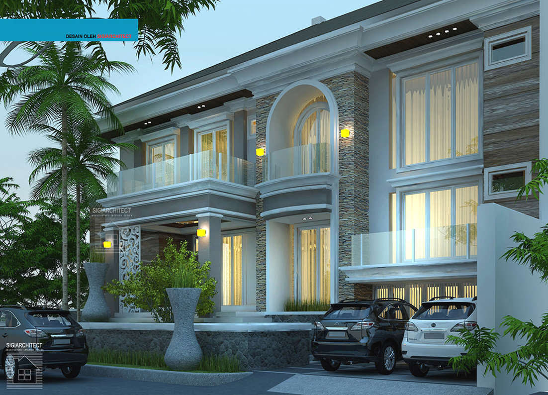 70 Desain Rumah Mewah Minimalis Modern 2 Lantai Desain Rumah