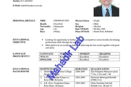 Contoh Resume Lepasan Spm : Contoh Cover Letter Mrsm - Contoh Kat / Contoh resume terbaik yang boleh diedit.