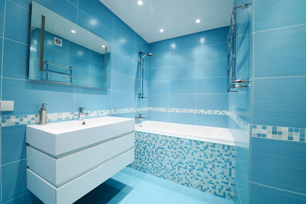 Bathroom tile sizes vary from tiny mosaic tiles to gigantic tiles which can reach meters in length. Tiles And Textures The Latest Trends In Bathroom Design Livin Spaces