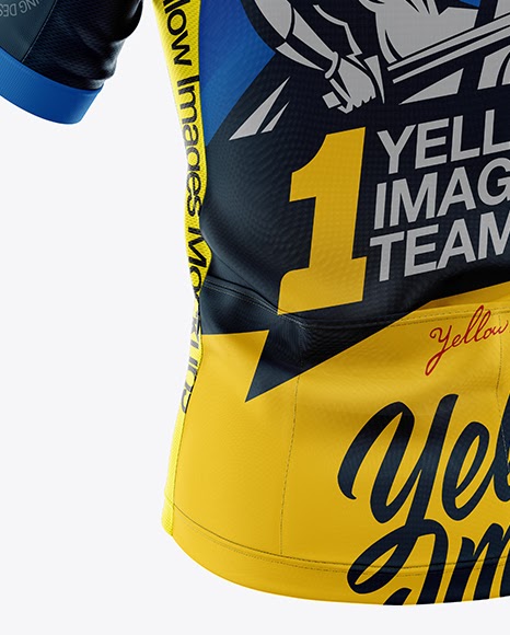 Download 547+ Mens Cycling Speedsuit Ls Mockup Back Half Side View ...