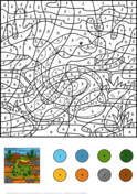 Coloring or colouring may refer to: Animals Color By Number Coloring Pages Free Printable Pictures