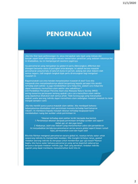 Maybe you would like to learn more about one of these? E Majalah Isu Pencemaran Alam Sekitar