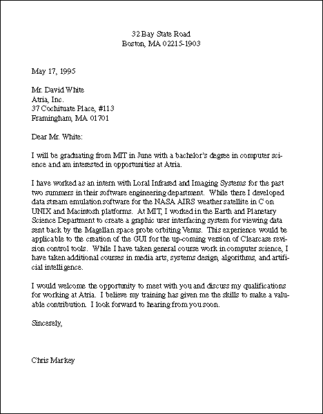 It is always advised before applying for any position that you must attach a cover letter with your cv. Job Application Letters
