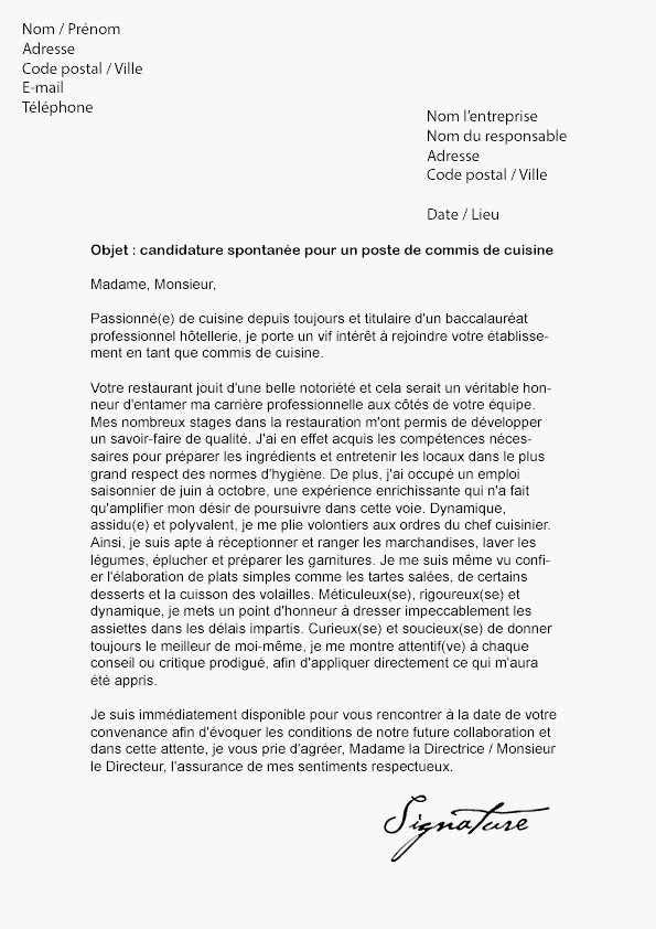 Lettre De Motivation Pour Gendarme Adjoint Gratuite - Ini 