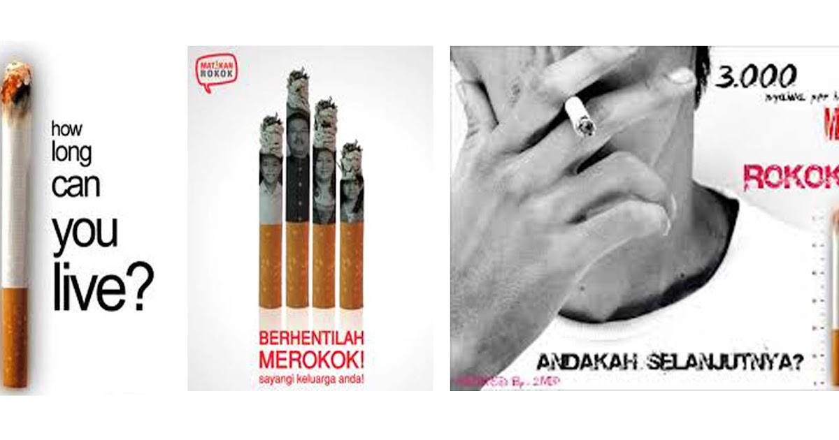 Contoh Gambar  Poster Anti  Rokok  Contoh Sur