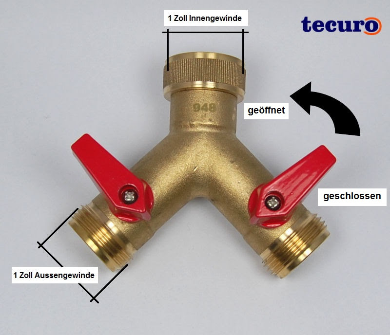 Wasserhahn Y Verteiler Waschmaschine - Konzept Armaturen