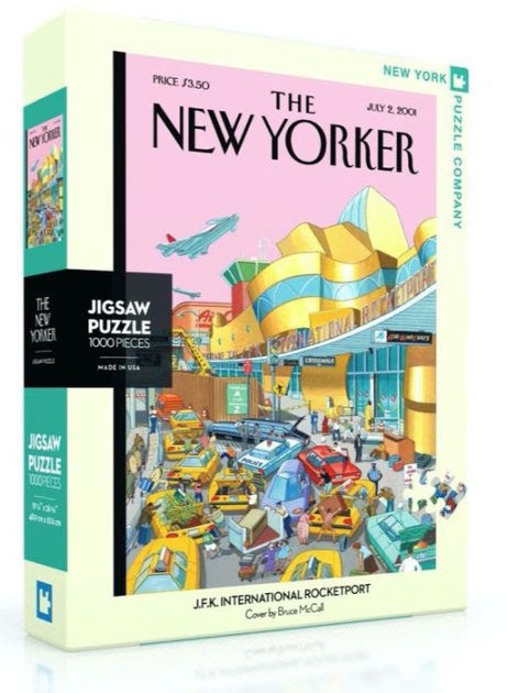 New york puzzle company is a puzzle manufacturer that focuses in producing the highest quality puzzles, made in the usa respecting the environment by piece count by collection 1000 Piece Jigsaw Puzzle The New Yorker J F K International Rocketport By New York Puzzle Company Barnes Noble