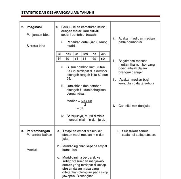 Contoh Soalan Matematik Kebarangkalian - I Soalan