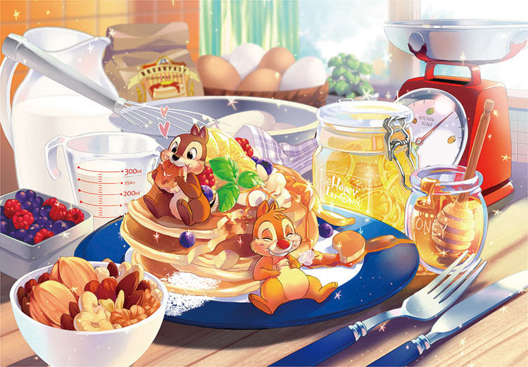 かわいいディズニー画像 エレガント可愛い ディズニー 食べ物 イラスト