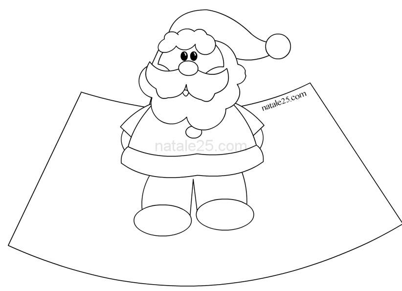 Disegni Babbo Natale In 3d Da Colorare Coloradisegni