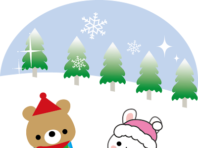 動物画像無料 かわいい 冬 壁紙 イラスト 無料