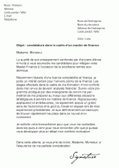 Exemple Lettre De Motivation Candidature Master Meef