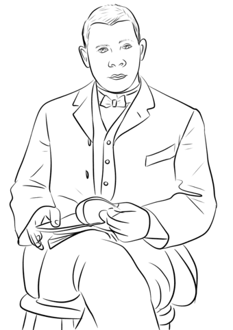 78 x 100 gif 2 кб. Booker T Washington Coloring Page Free Printable Coloring Pages