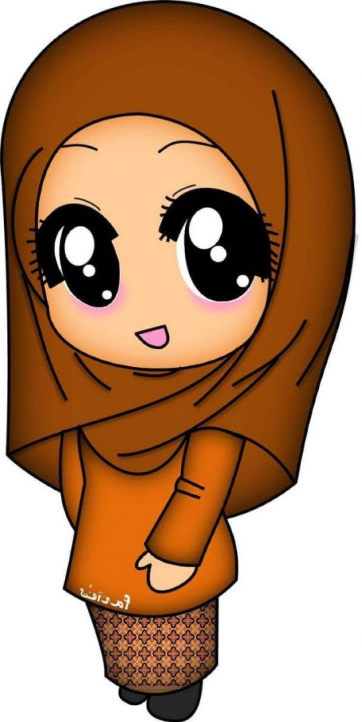 Galeri Gambar Kartun Muslimah Jilbab Syari Seribu Animasi