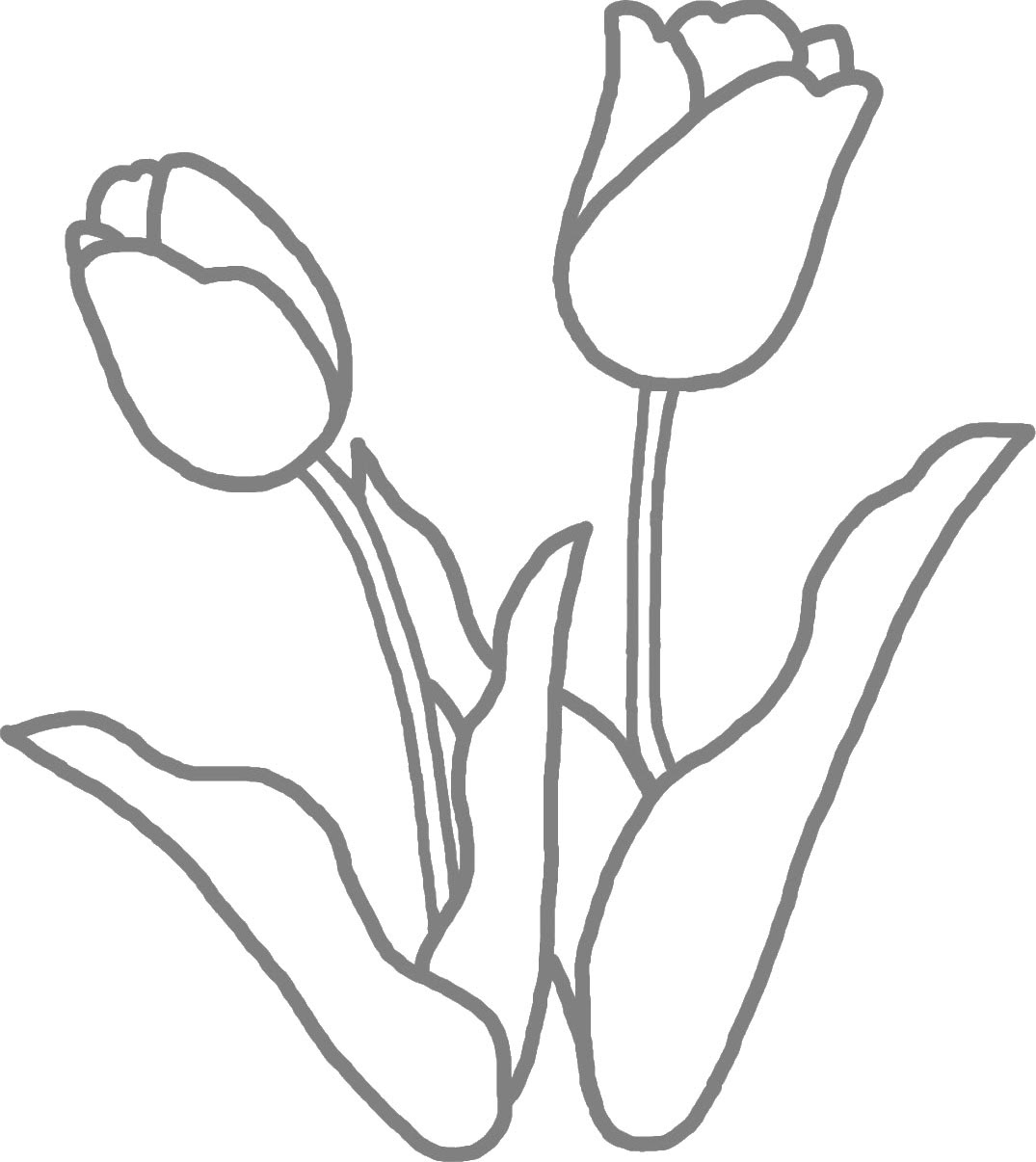 元のチューリップ イラスト 書き方 無料イラスト