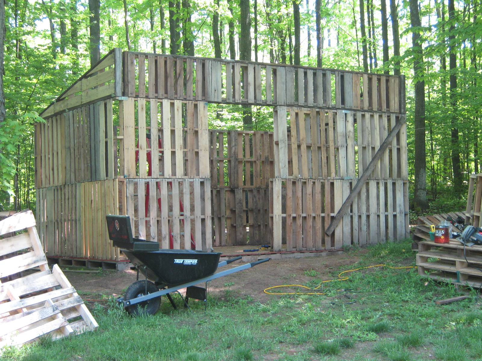 How To Build A Small Shed Out Of Pallets