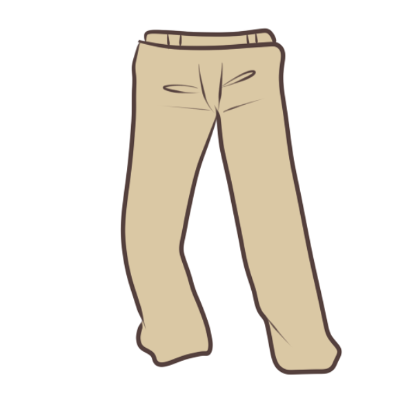 ベストセレクション ズボン イラスト イラスト素材