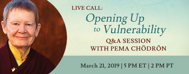 Opening Up to Vulnerability: A Meditation and Q&A Session with Pema Chödrön