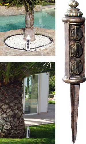 Ein echter blickfang auf jeder terrasse. Aussenleuchten Steckdosen Im Garten Kull Design Blog